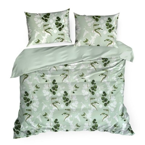 KOMPLET POŚCIELI SATYNOWEJ SPRING 97 140 X 200 CM JASNOZIELONY