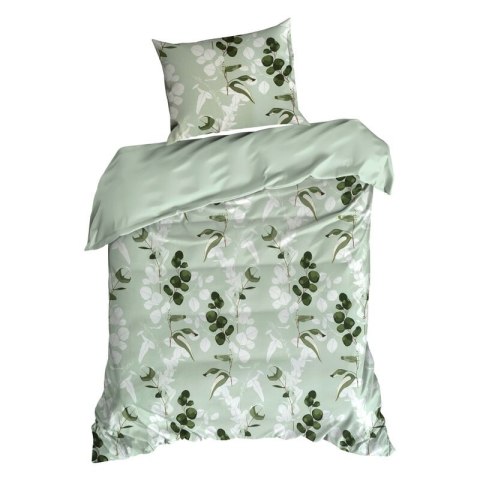 KOMPLET POŚCIELI SATYNOWEJ SPRING 97 140 X 200 CM JASNOZIELONY