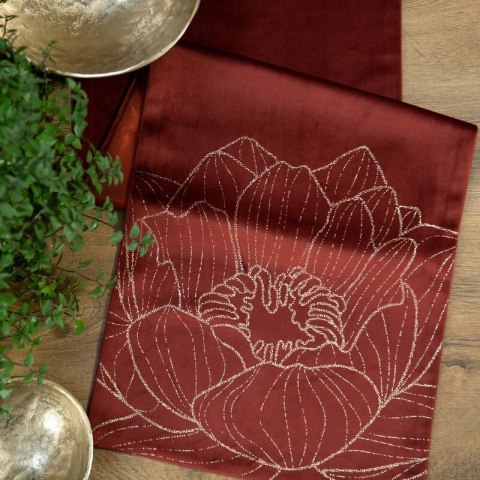 OBRUS BLINK 13 35 X 220 CM CEGLASTY