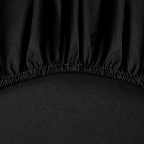 PRZEŚCIERADŁO Z GUMKĄ BASIC 160 X 200 X 30 CM CZARNY