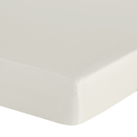PRZEŚCIERADŁO Z GUMKĄ BASIC 180 X 200 X 30 CM KREMOWY