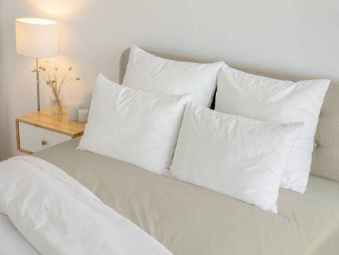 PRZEŚCIERADŁO Z GUMKĄ BASIC 220 X 200 X 30 CM BEŻOWY