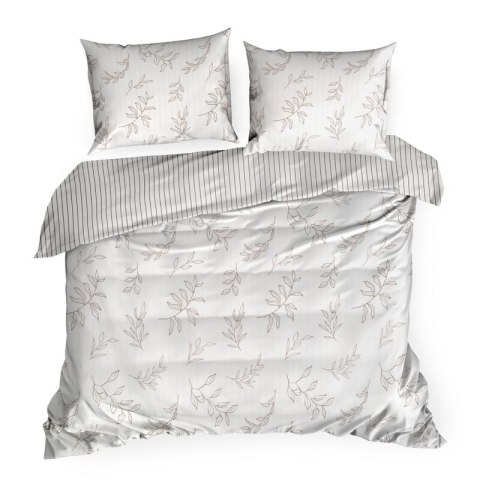 KOMPLET POŚCIELI SATYNOWEJ RAYA1 140 X 200 CM BIAŁY