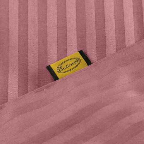 KOMPLET POŚCIELI SATYNOWEJ VERA 140 X 200 CM PUDROWY RÓŻ