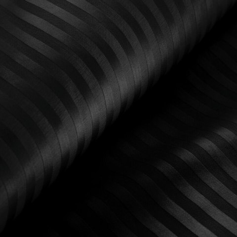 KOMPLET POŚCIELI SATYNOWEJ VERA 140 X 200 CM CZARNY