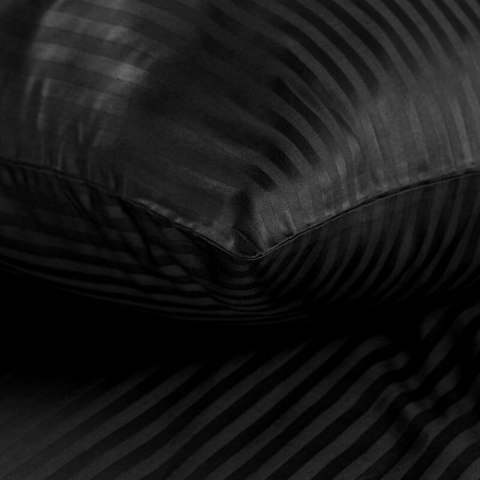 KOMPLET POŚCIELI SATYNOWEJ VERA 140 X 200 CM CZARNY