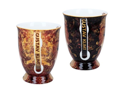 Kpl. 2 kubków w sercu - G. Klimt, Złote łzy (CARMANI)