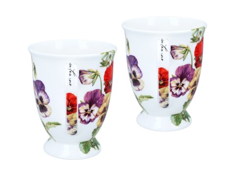 Kpl. 2 kubków w sercu - L. Lozano, Bratki (CARMANI)