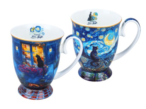 Kpl. 2 kubków w sercu - inspirowany malarstwem V. van Gogh (CARMANI)