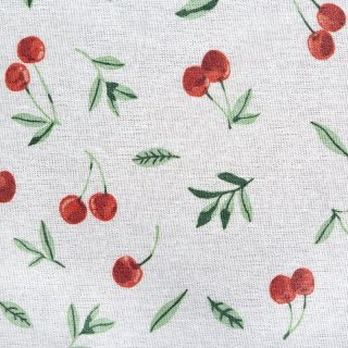 OBRUS CHERRY 140 X 220 CM BIAŁY