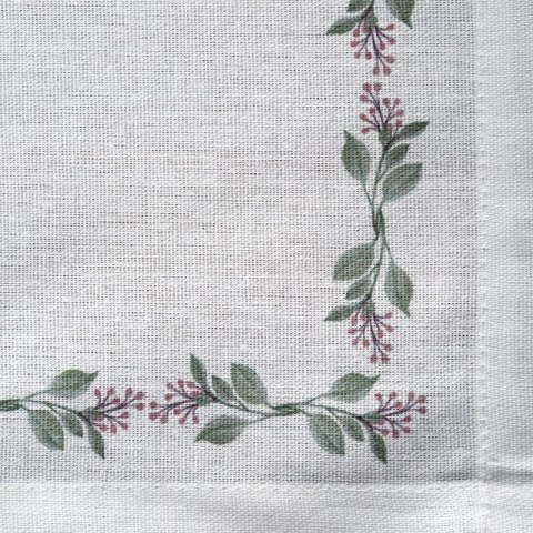 OBRUS LILY 40 X 140 CM BIAŁY