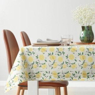 OBRUS LUNA 140 X 220 CM ŻÓŁTY