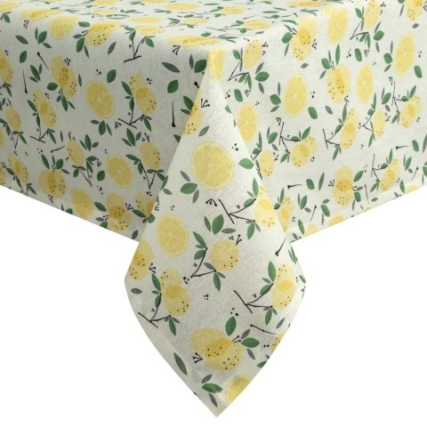 OBRUS LUNA 140 X 220 CM ŻÓŁTY