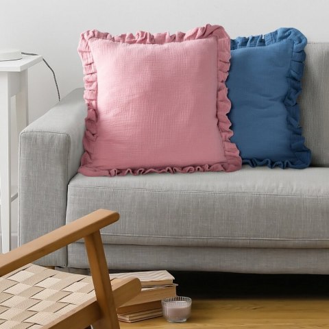POSZEWKA MUSLIN 1 45 X 45 CM RÓŻOWY