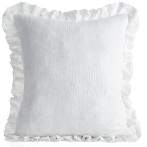 POSZEWKA MUSLIN 2 45 X 45 CM BIAŁY