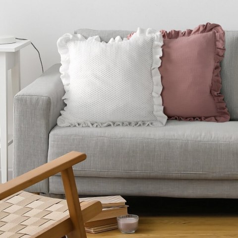 POSZEWKA MUSLIN 2 45 X 45 CM BIAŁY