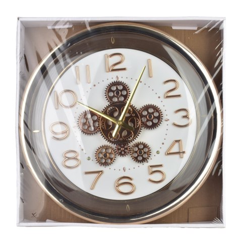 RAMSEY Zegar 42cm z ruchomym mechanizmem 42x42x8cm