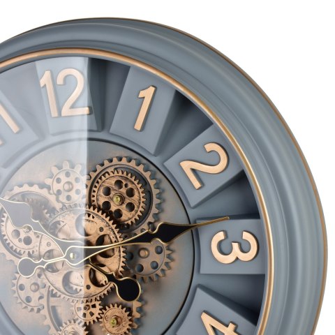 RAMSEY Zegar 45cm z ruchomym mechanizmem 45x45x7cm