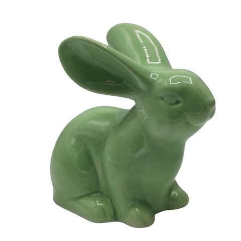 KRÓLIK CERAMICZNY PASTELOWY ZIELONY