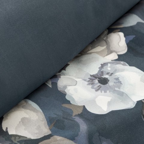 POŚCIEL D91 KIRA 140 X 200 CM CIEMNOGRANATOWY