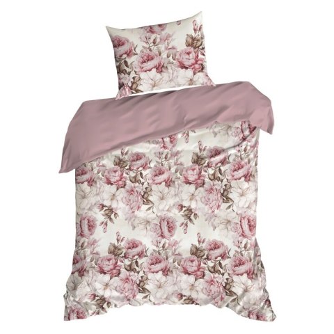 POŚCIEL D91 PEONY1 140 X 200 CM KREMOWY