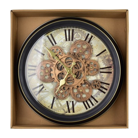 RAMSEY Zegar 35cm z ruchomym mechanizmem 35x35x7cm