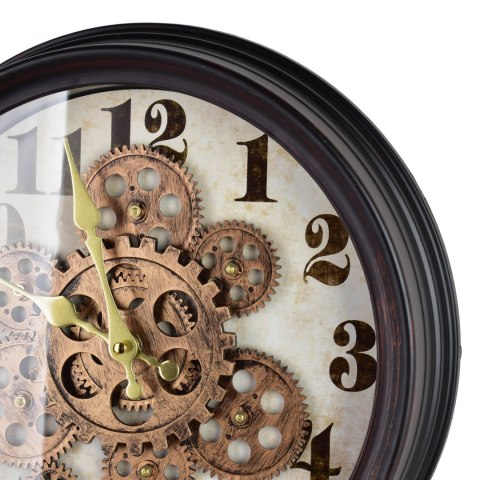 RAMSEY Zegar 35cm z ruchomym mechanizmem 35x35x7cm