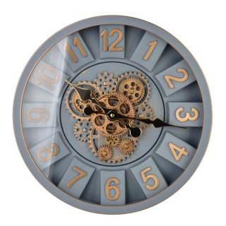 RAMSEY Zegar 40cm z ruchomym mechanizmem 40x40x7cm