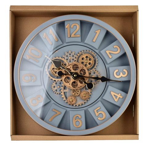 RAMSEY Zegar 40cm z ruchomym mechanizmem 40x40x7cm
