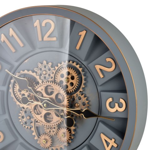 RAMSEY Zegar 40cm z ruchomym mechanizmem 40x40x7cm