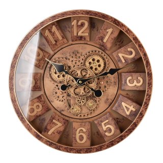 RAMSEY Zegar 40cm z ruchomym mechanizmem 40x40x7cm