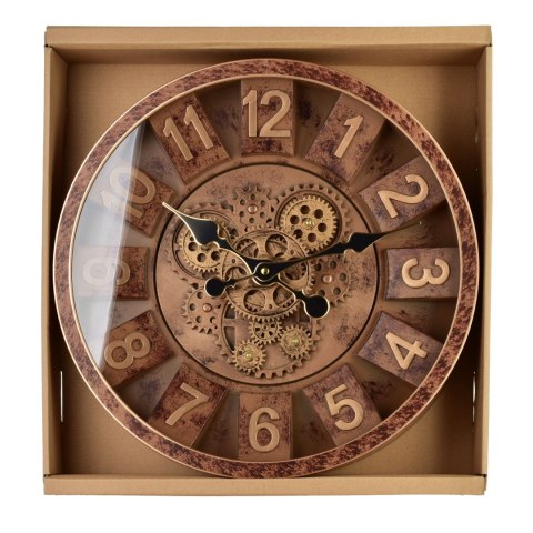 RAMSEY Zegar 40cm z ruchomym mechanizmem 40x40x7cm