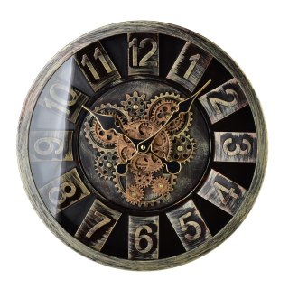 RAMSEY Zegar 40cm z ruchomym mechanizmem 40x40x7cm