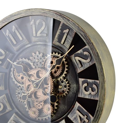 RAMSEY Zegar 40cm z ruchomym mechanizmem 40x40x7cm