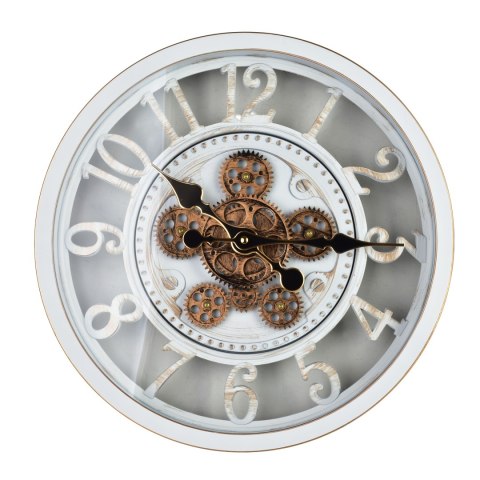 RAMSEY Zegar 40cm z ruchomym mechanizmem 40x40x7cm