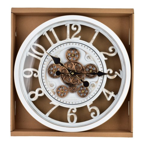 RAMSEY Zegar 40cm z ruchomym mechanizmem 40x40x7cm