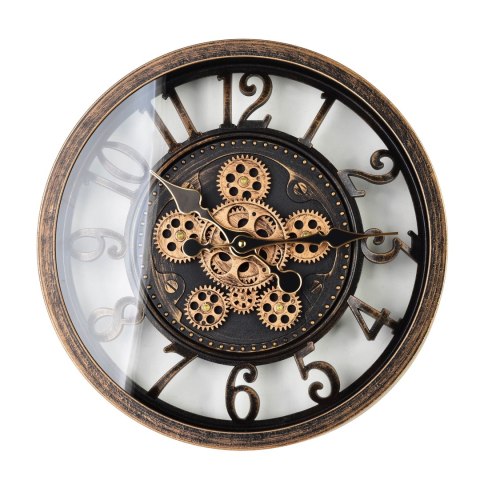 RAMSEY Zegar 40cm z ruchomym mechanizmem 40x40x7cm