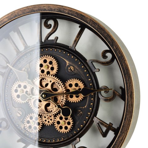 RAMSEY Zegar 40cm z ruchomym mechanizmem 40x40x7cm