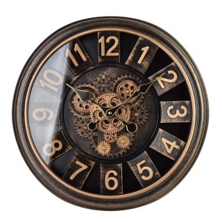 RAMSEY Zegar 45cm z ruchomym mechanizmem 45x45x7cm