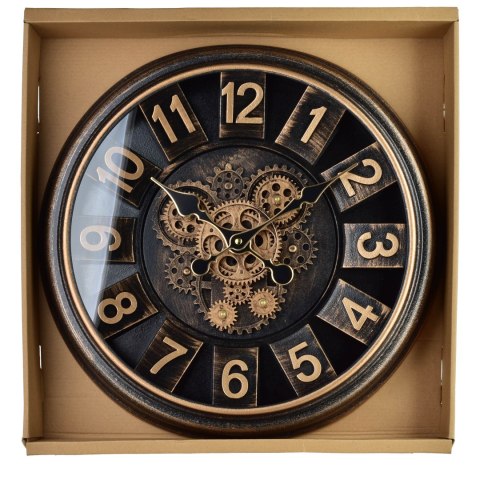 RAMSEY Zegar 45cm z ruchomym mechanizmem 45x45x7cm