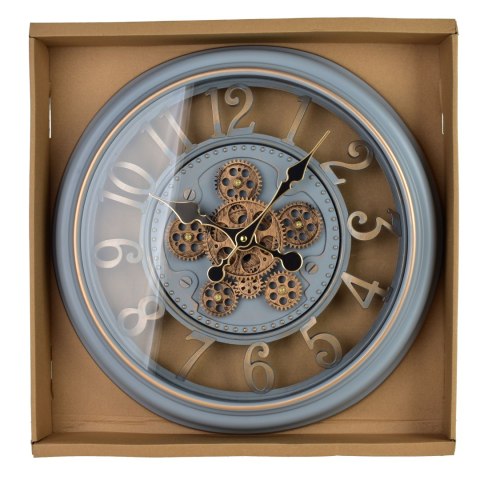 RAMSEY Zegar 45cm z ruchomym mechanizmem 45x45x7cm