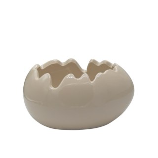 SKORUPKA CERAMICZNA BEŻOWA DUŻA