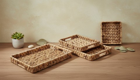 AMPARO Komplet 3 tac z uchwytami39x31x5/35x27x4,5/31x23x4cm