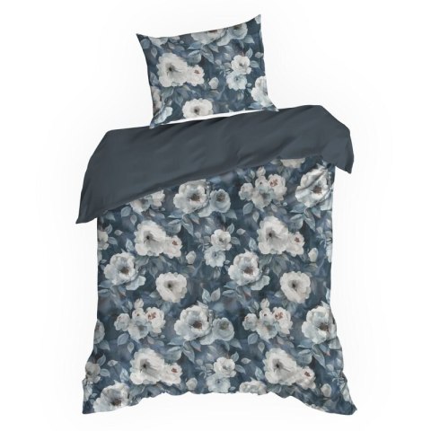 POŚCIEL D91 KIRA 160 X 200 CM CIEMNOGRANATOWY