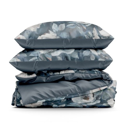 POŚCIEL D91 KIRA 220 X 200 CM CIEMNOGRANATOWY