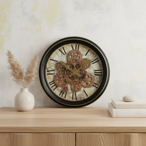 RAMSEY Zegar 35cm z ruchomym mechanizmem 35x35x7cm