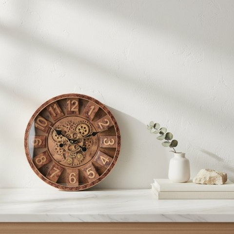 RAMSEY Zegar 40cm z ruchomym mechanizmem 40x40x7cm