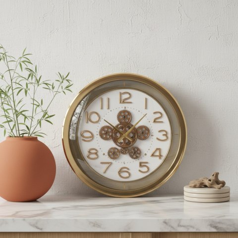 RAMSEY Zegar 42cm z ruchomym mechanizmem 42x42x8cm