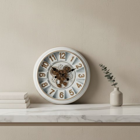 RAMSEY Zegar 45cm z ruchomym mechanizmem 45x45x7cm