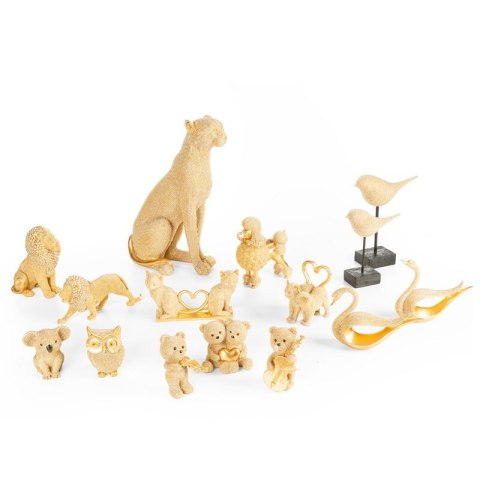 FIGURKA DEKORACYJNA ELDO 15 X 9 X 18 CM ZŁOTY